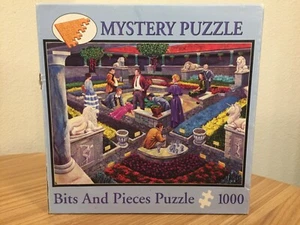 1000 Piece Murder Mystery Jigsaw Puzzle Used NO MISSING PIECES Gene Dieckhoner - Picture 1 of 10