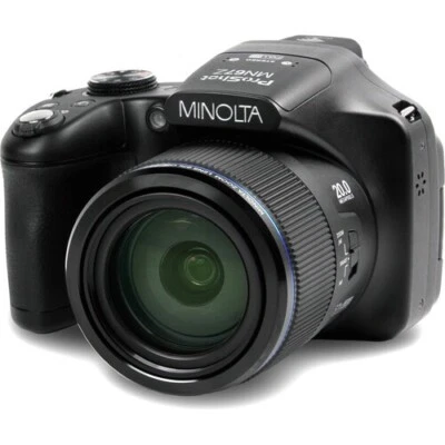 Minolta ProShot MN67Z 20MP 67x Optical Zoom Wi-Fi Bridge Camera (Black) - Image 1 of 4