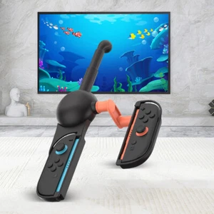 Fishing Rod for Nintendo for Switch 2 Joy-Con Fish Game Kit ABS Game Handle Grip - Picture 1 of 8