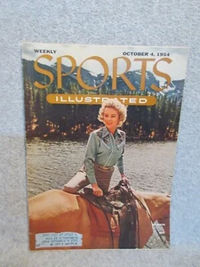 10-4-1954 SPORTS ILLUSTRATED Magazine ISSUE #8 COWGIRL in ESTES PARK Cond#8.5 - Picture 1 of 2