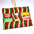Travel Tea Bag Pouch Holder Folding Fabric Portable Fun Festive Colors