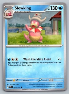Pokemon TCG Prismatic Evolutions Slowking #19 - Picture 1 of 2