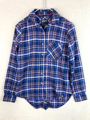 Blusa Marmot para mujer de franela a cuadros con botones XS camisa con botones traseros Foto 1 de 4
