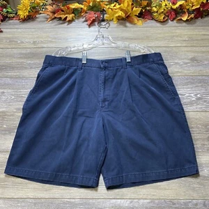 Dockers Shorts Size 38 Blue Chino, Pleated, Individual Fit, Pockets, Dockers - Picture 1 of 12