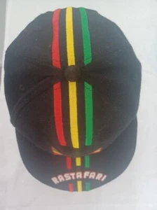 Rastafari Reggae Colors Lion of Judah Cap - Picture 1 of 2