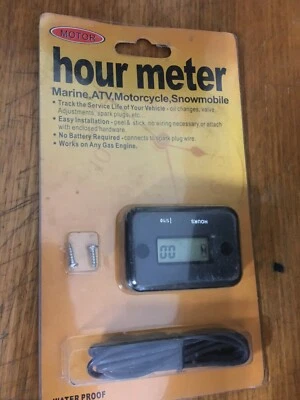 New Hour Meter For Motorcycle ATV Snowmobile Boat Gas Engine Brand New - Image 1 of 2
