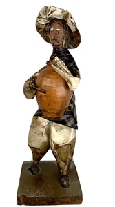 Paper Mache Old Man with Jug Handmade Mexican Folk Art Vintage - Picture 1 of 12