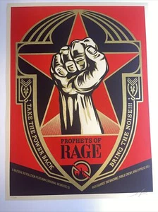 Shepard Fairey Obey Prophets Of Rage RATM Public Enemy Cypress Hill Signed Print - Picture 1 of 6