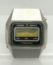Orologio da uomo Tressa Chrono Quartz Vintage per parti NS638GR1