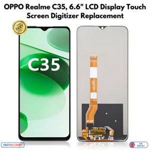 OEM For Realme C35, 6.6" LCD Display Touch Screen Digitizer Replacement Part - Picture 1 of 5