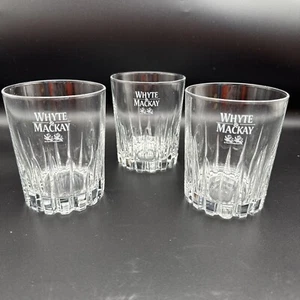 Whyte und Mackay Whiskey Becher Glas Design x 3. Gebraucht in gutem Zustand. - Bild 1 von 8