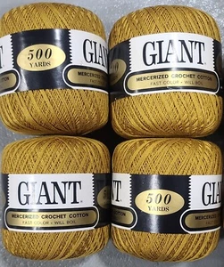 Riesiges mercerisiertes gehäkeltes Baumwollgarn 500 Jahre - Bild 1 von 1