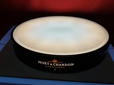 MOET CHANDON CHAMPAGNE OVAL LED LUMINOUS ILLUMINATED ICE BUCKET BASE  - Image 1 of 4
