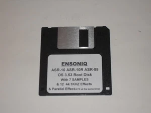 Disco de arranque Ensoniq ASR-10 OS 3.53 - incluye 7 muestras y 12 efectos de 44,1 kHz - Imagen 1 de 2