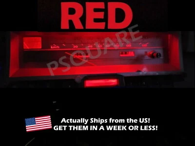 Gauge Cluster LED Bulbs Red For Lincoln 1978 1979 Continental Town Car - Image 1 of 3