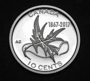 Canada 1867 - 2017 BU 10 Cents Canadian 150th Anniversary - Wings Of Peace - Imagen 1 de 2