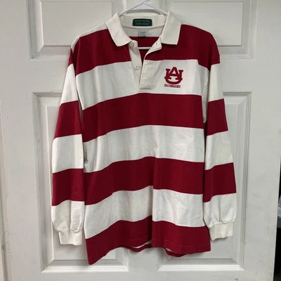 Heavy Weather By Outer Banks U Of A Razorbacks Long Sleeve Striped Red/white L - Image 1 of 4