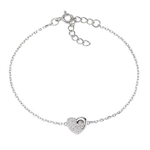 Bracciale Amen Donna Amore in Argento Zircone BRCZLBBZ - Immagine 1 di 1