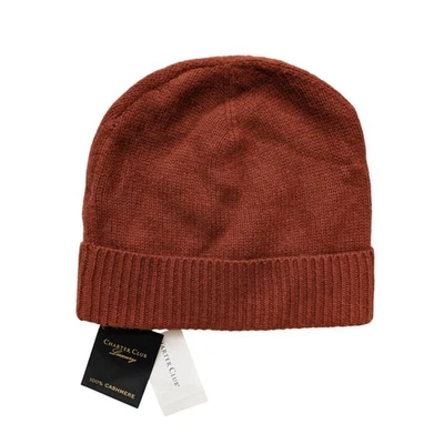 Gorro Charter Club Cashmere con puños para mujer talla única bronce nuevo con etiquetas $79 Foto 1 de 4