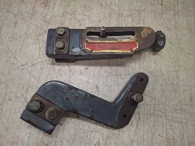 Logan Powr-Kraft 10" Torno Delantal Cónico Accesorio AC-257-1 Soportes de Montaje Foto 1 de 4