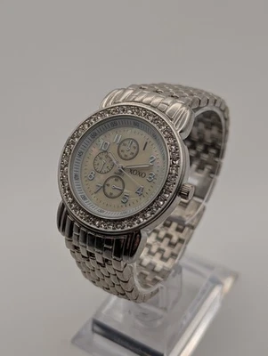 XOXO Brand Women's Quartz Watch - Bejeweled Bezel Chronograph Style New Battery  - Image 1 of 4