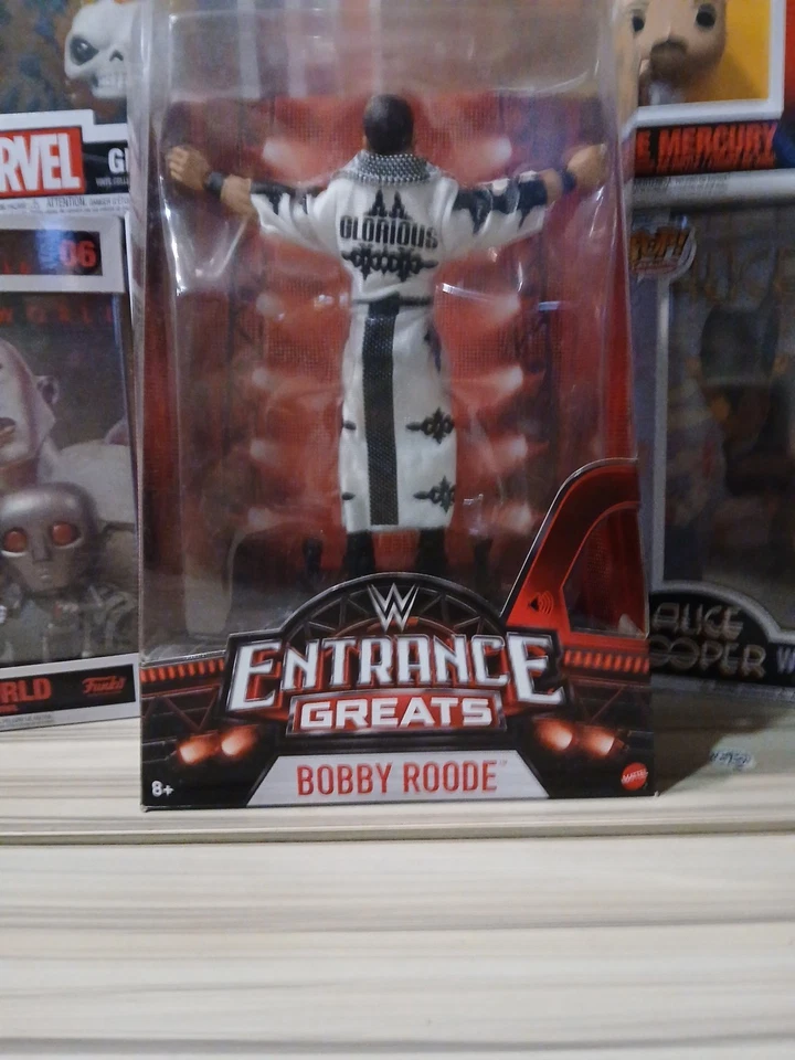 Figura de acción Mattel WWE Entrance Greats Bobby Roode 2017 con soporte y reproduce música Foto 1 de 1