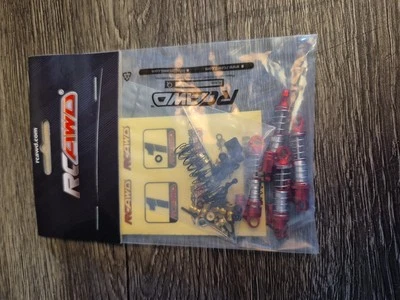 Mini/Micro Amortiguadores Puntales RCAWD Aluminio Roscado Camión RC 4x4 Amortiguador Delantero Trasero Foto 1 de 4