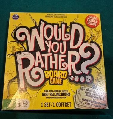 Spin Master Would You Rather Board Game – Deluxe Family Edition – Party Game - Image 1 of 4