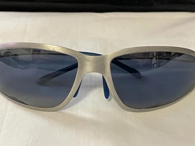 RARO TAG Heuer SPORT VISION Física Aluminio Gafas de Sol-Hecho en Francia-Azul Foto 1 de 4
