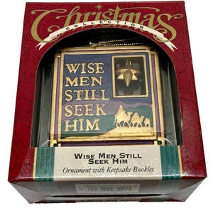 Vintage Christmas Ornament Wise Men Still Seek Him Keepsake Book Zondervan Gifts - Picture 1 of 6