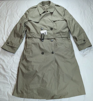 Trench coat para todo clima DSCP Valor 1999 militar de Estados Unidos nuevo de colección Foto 1 de 4