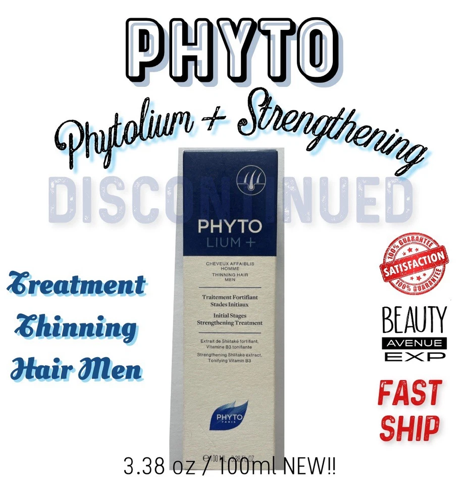 Phyto Phytolium+ Tratamiento Fortalecedor Adelgazamiento del Cabello Hombres 3.38 OZ / 100ML ¡NUEVO!! Foto 1 de 1