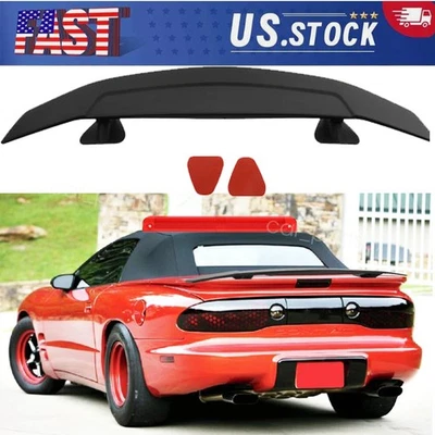 For Pontiac Firebird GT Style 46" Sport Rear Trunk Spoiler Racing Wing Lip Matte Foto 1 de 4