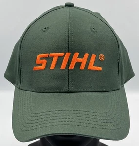 Cappello berretto baseball nuovo originale con licenza STIHL verde e arancione ricamato snapback - Foto 1 di 7