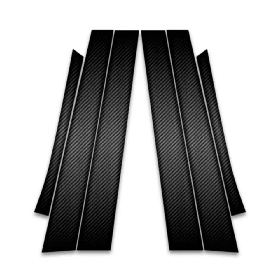 6pc Carbon Fiber Pillar Post Covers for 2000-2004 Volkswagen Jetta Foto 1 de 1