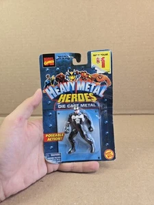 1997 Toy Biz Marvel Comics Heavy Metal Die Cast (Venom) Action Figure Brand New - Picture 1 of 13