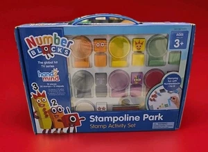 Kleinkindfreundliche Zahlenblöcke Stempelset - wiederverwendbar Spaß mit 20 bunten Stempeln - Bild 1 von 2