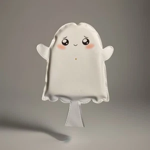 Cojín Lanky Box Ghost Whoopee blanco 2023 Bonkers Toys Co. - Imagen 1 de 3