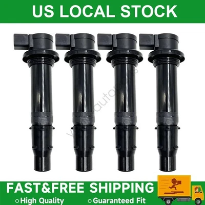 4x Ignition Coils Fit For Yamaha YZF R1 2002-2014 YZF R6 1999-2007 FZ1 2006-2015 Foto 1 de 4