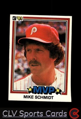 Baseball sports Donruss Mike Schmidt Philadelphia Phillies Near Mint or Better - Image 1 of 2