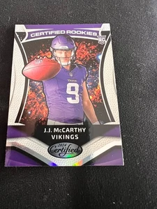 2024 Panini Certificato - Esordienti Certificati J.J. McCarthy #1 (RC) - Foto 1 di 2