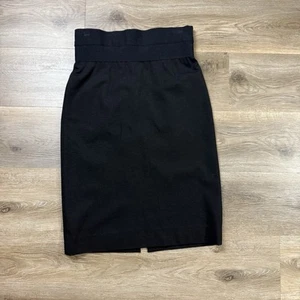 DVF Diane Von Furstenberg Elsa Stretch Pencil Skirt Women 6 Black NWT - Picture 1 of 7