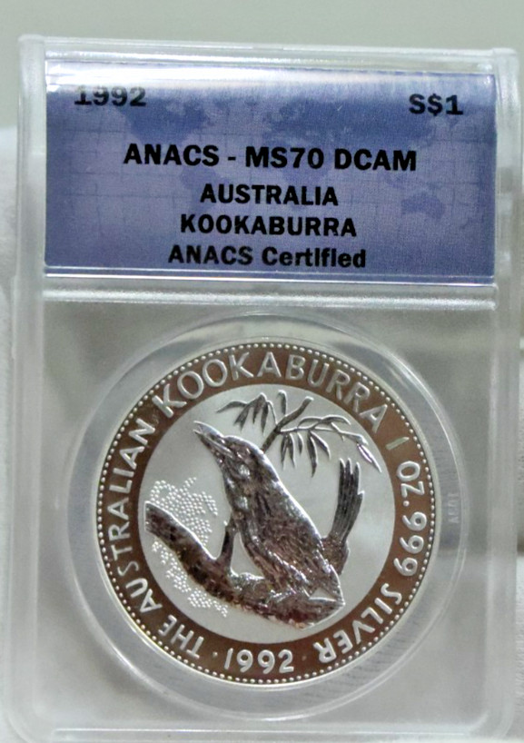 1992年 オーストラリア クックアブリル銀貨 1オンス 1992年