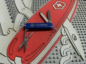 Victorinox Swiss Army Knife Blue SD Classic 58mm Metal Inlay Harris Aerospace - Picture 1 of 5