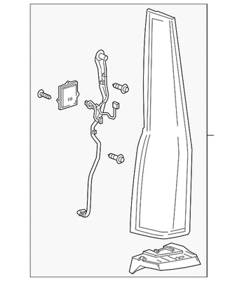 Подлинный задний стоп-сигнал со стороны водителя GM 84211920 - Изображение 1 из 4