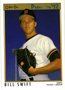 1992 O-Pee-Chee Premier - Bill Swift #133 - Bild 1 von 2