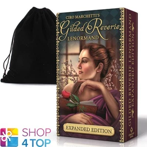 GILDED REVERIE LENORMAND ORACLE EXTENDED DECK CARDS MARCHETTI US GAMES WITH BAG - Bild 1 von 9