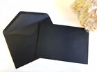 Black C5 envelopes -  Matte fit A5 size wedding invitations bulk