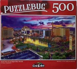 Puzzlebug vista aérea del Strip de Las Vegas Nevada - Imagen 1 de 4