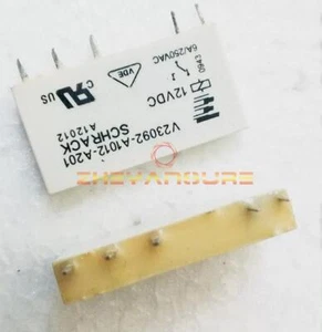 1PCS NEW Schrack Relay V23092-A1012-A201 12VDC Power Relay 6A 250VAC 5 Pins - Picture 1 of 10